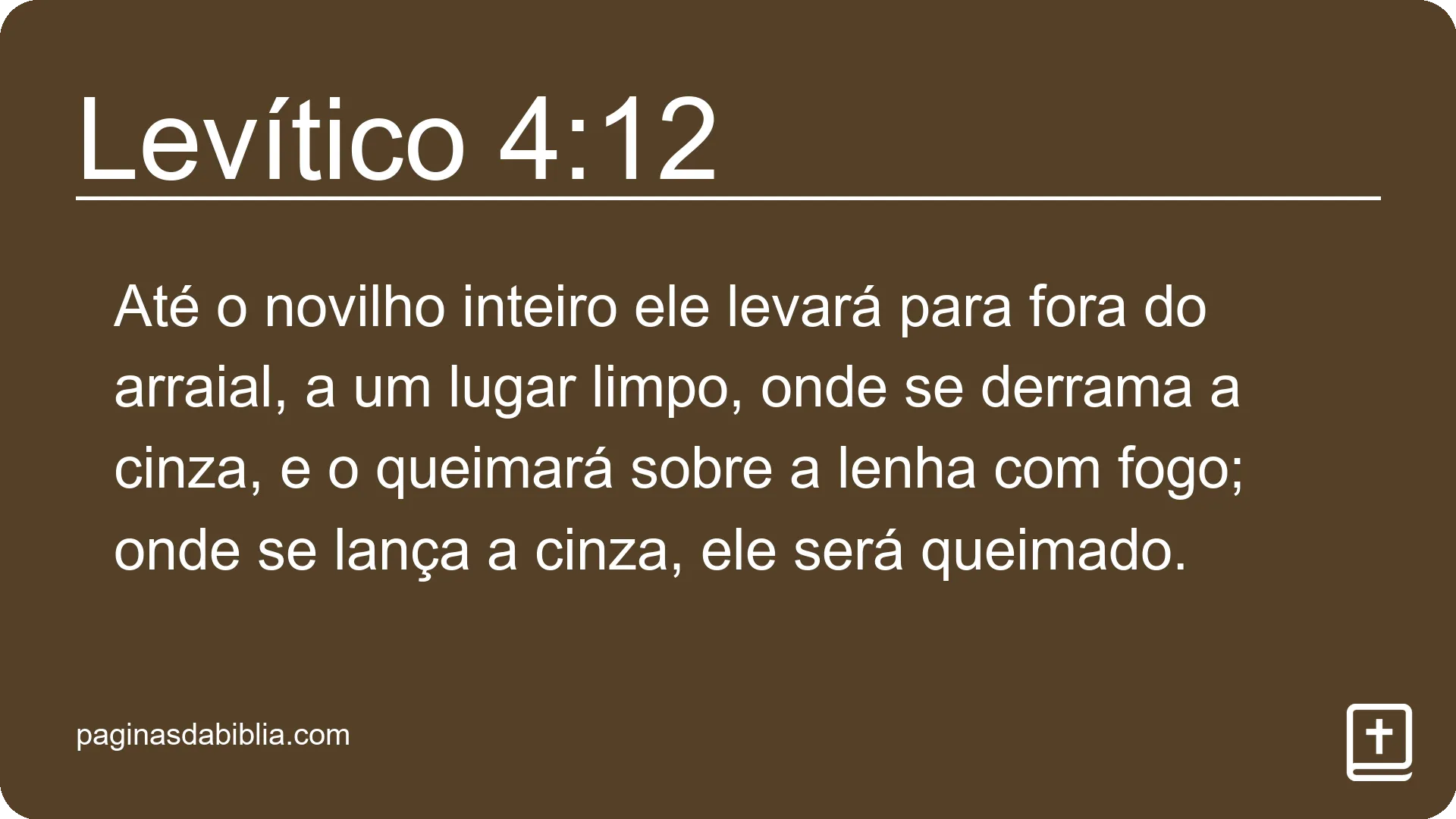 Levítico 4:12