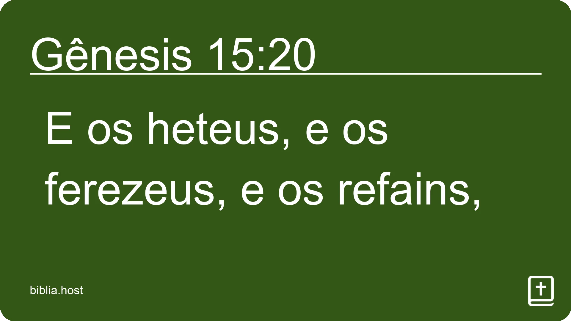 Gênesis 15:20