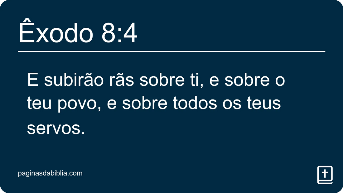 Êxodo 8:4