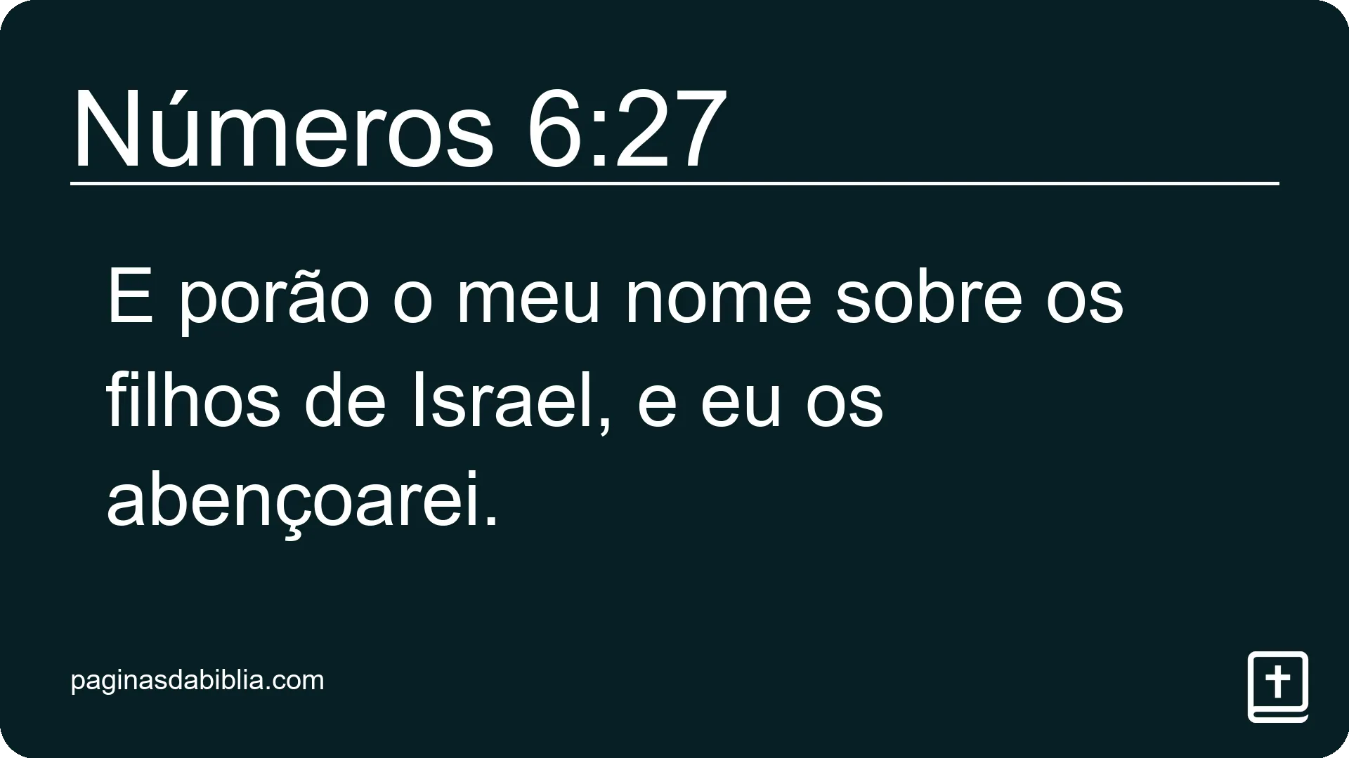 Números 6:27