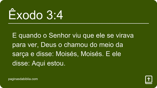 Êxodo 3:4