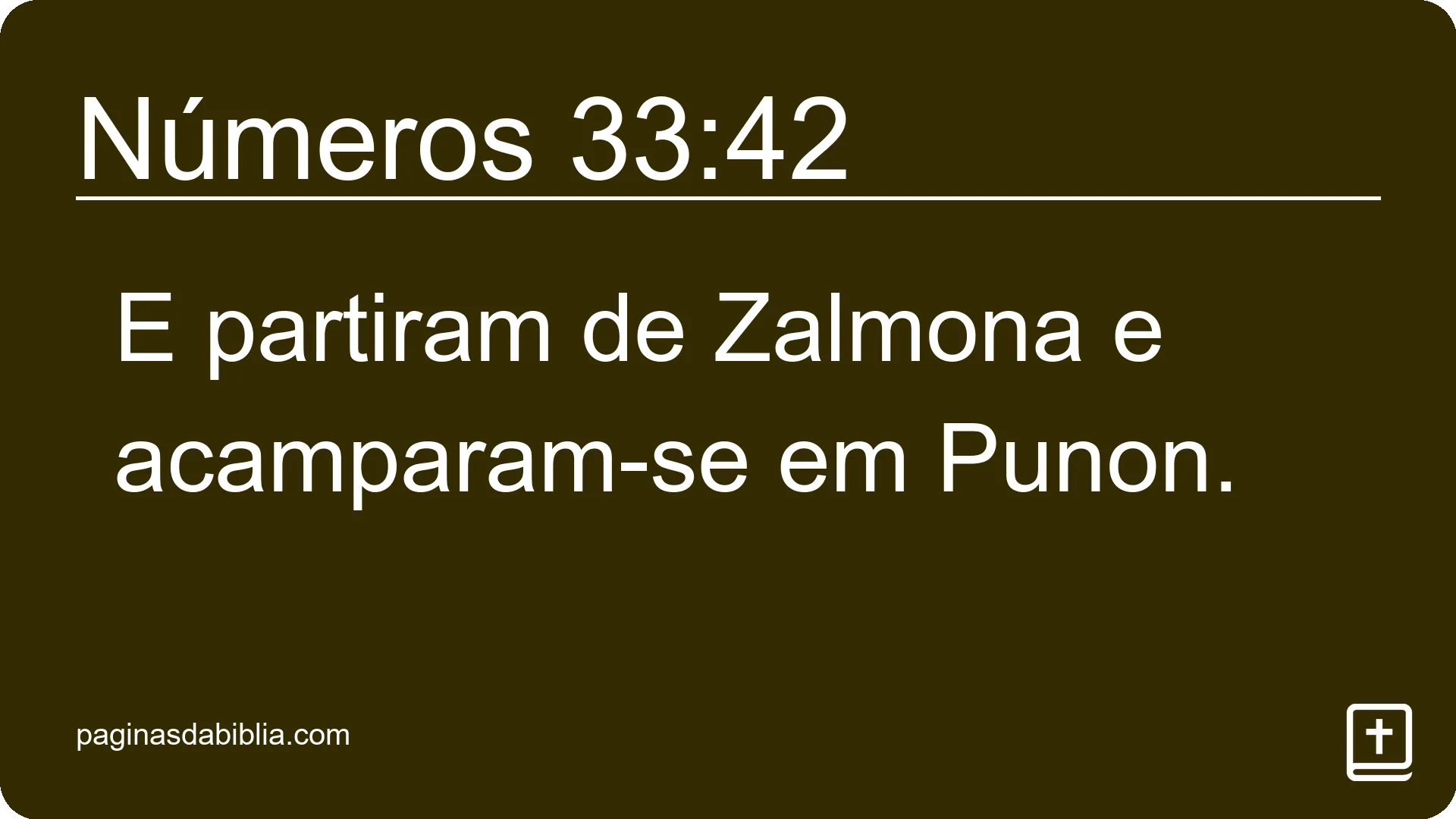 Números 33:42