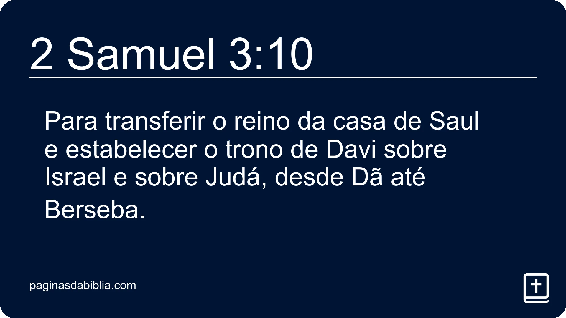 2 Samuel 3:10