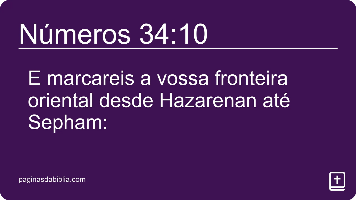 Números 34:10