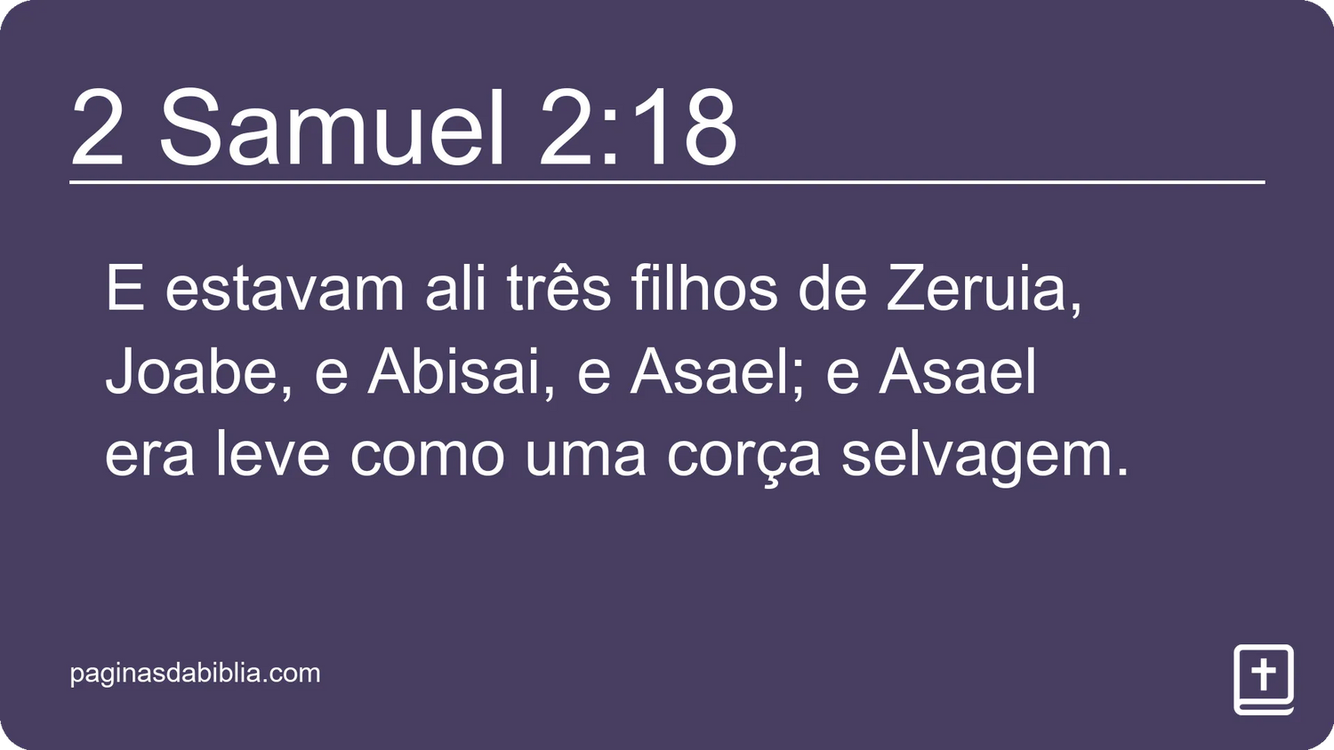 2 Samuel 2:18