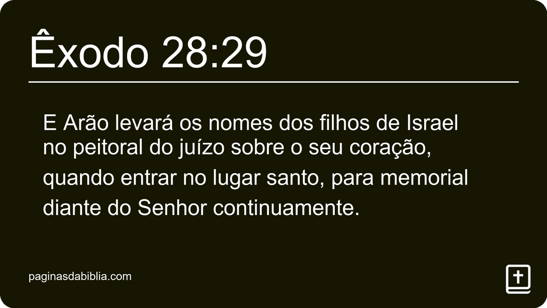 Êxodo 28:29