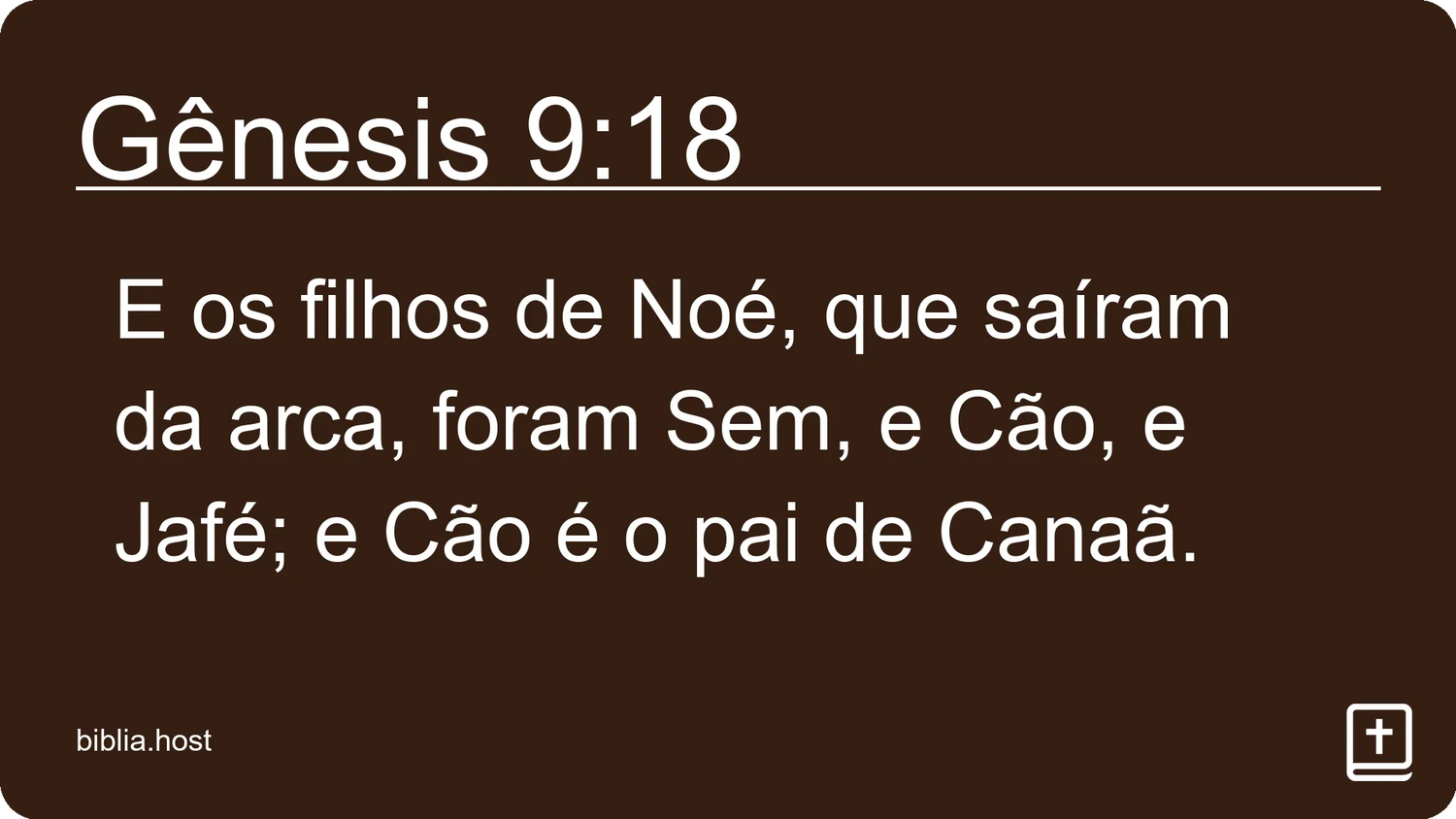 Gênesis 9:18