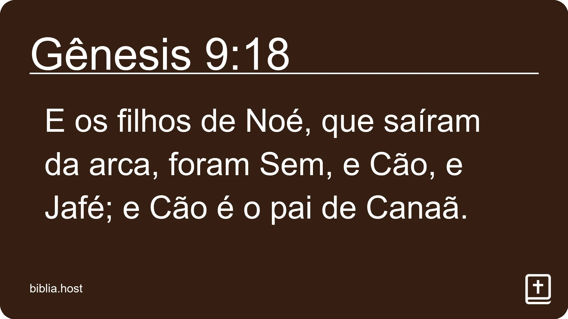 Gênesis 9:18