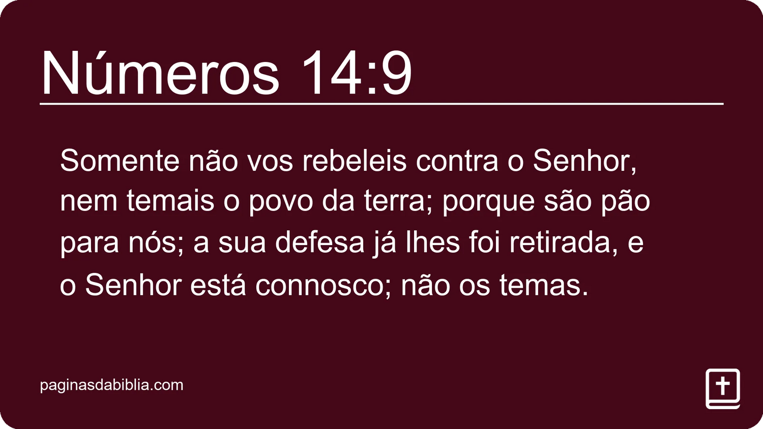 Números 14:9