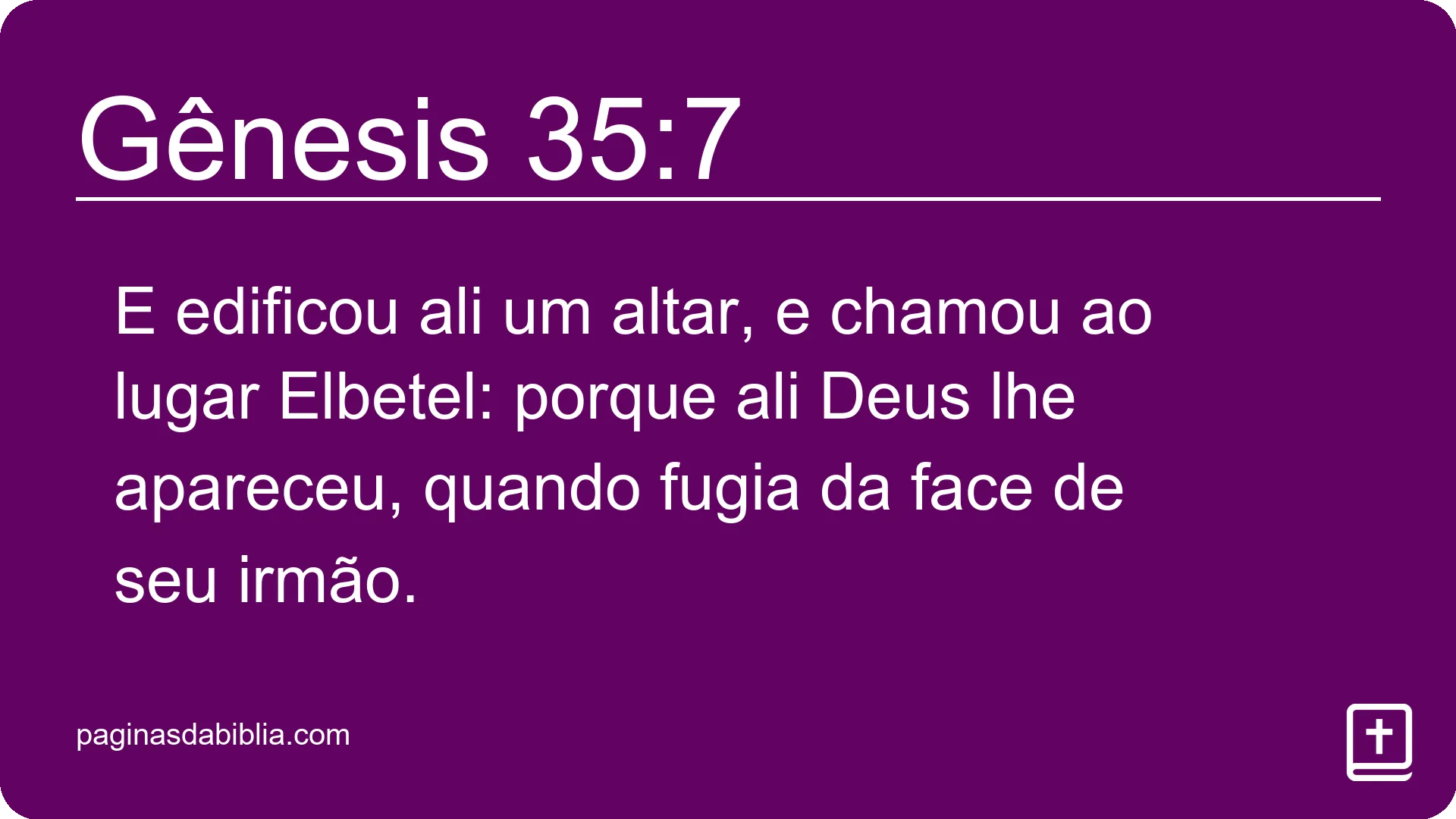 Gênesis 35:7