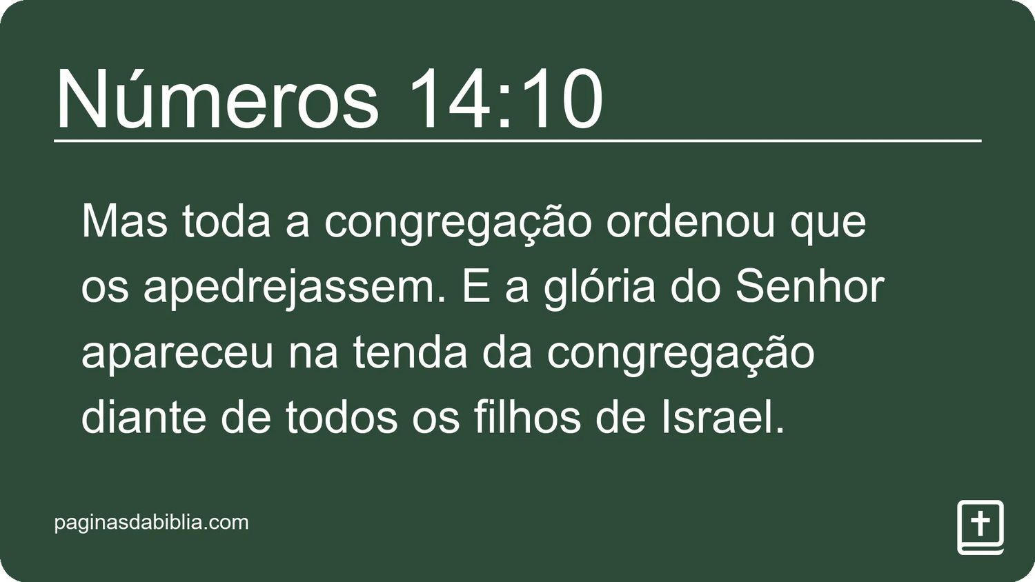 Números 14:10