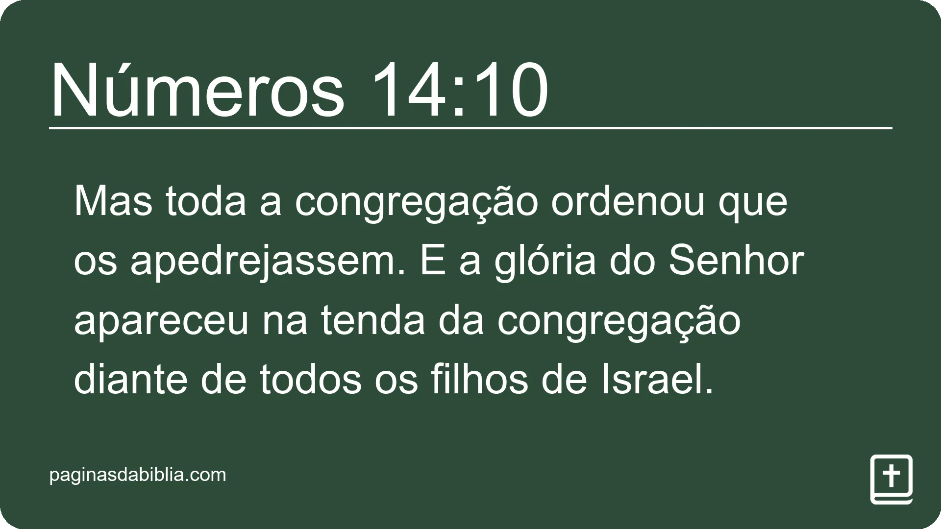 Números 14:10