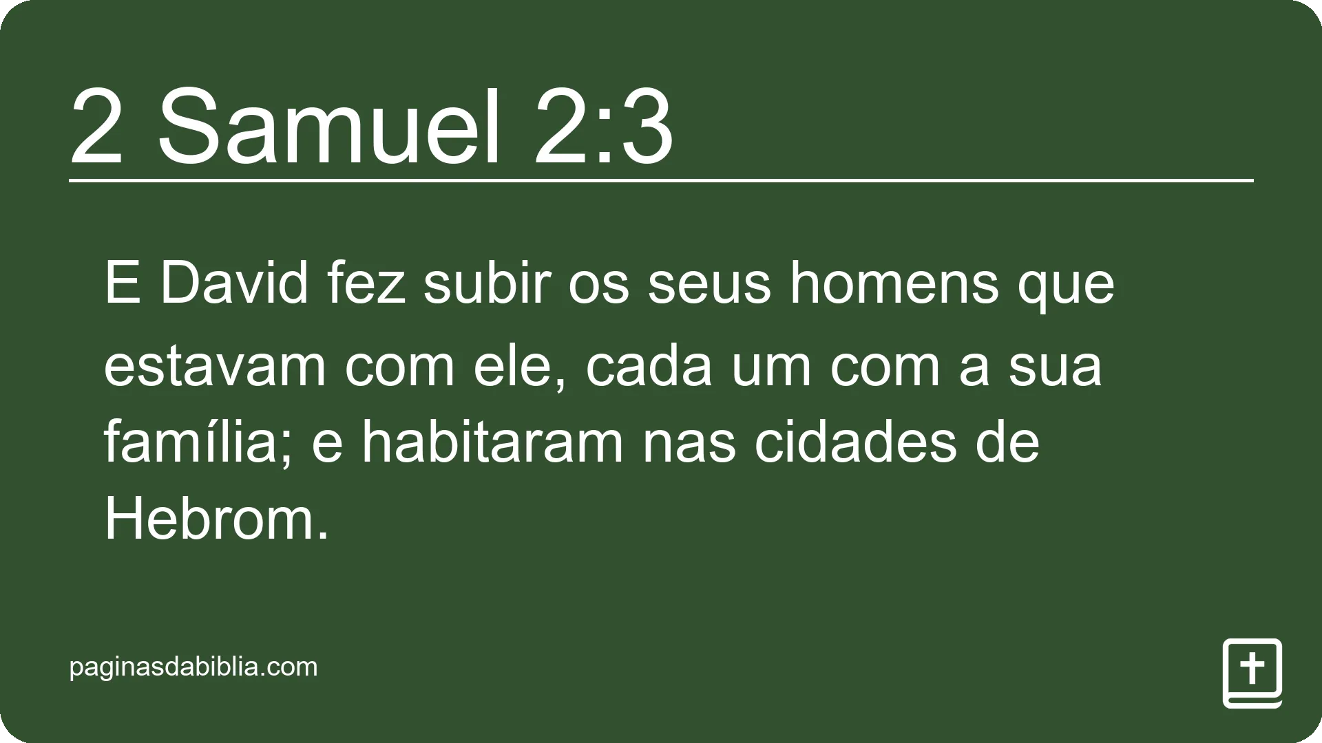 2 Samuel 2:3