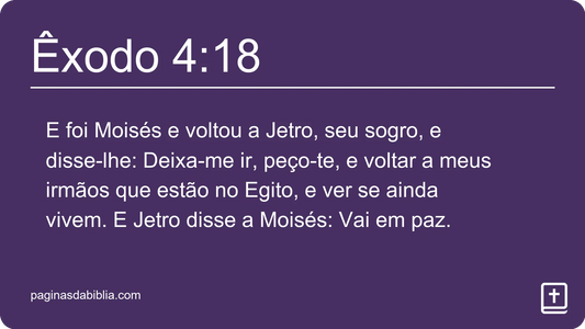 Êxodo 4:18