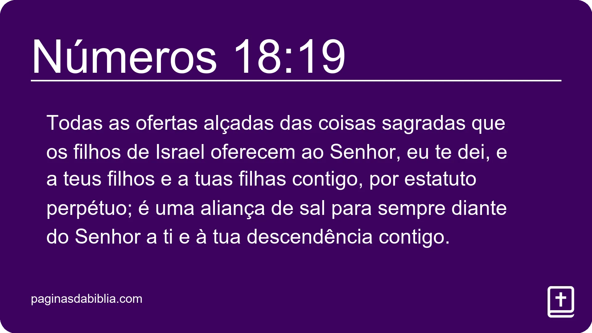 Números 18:19