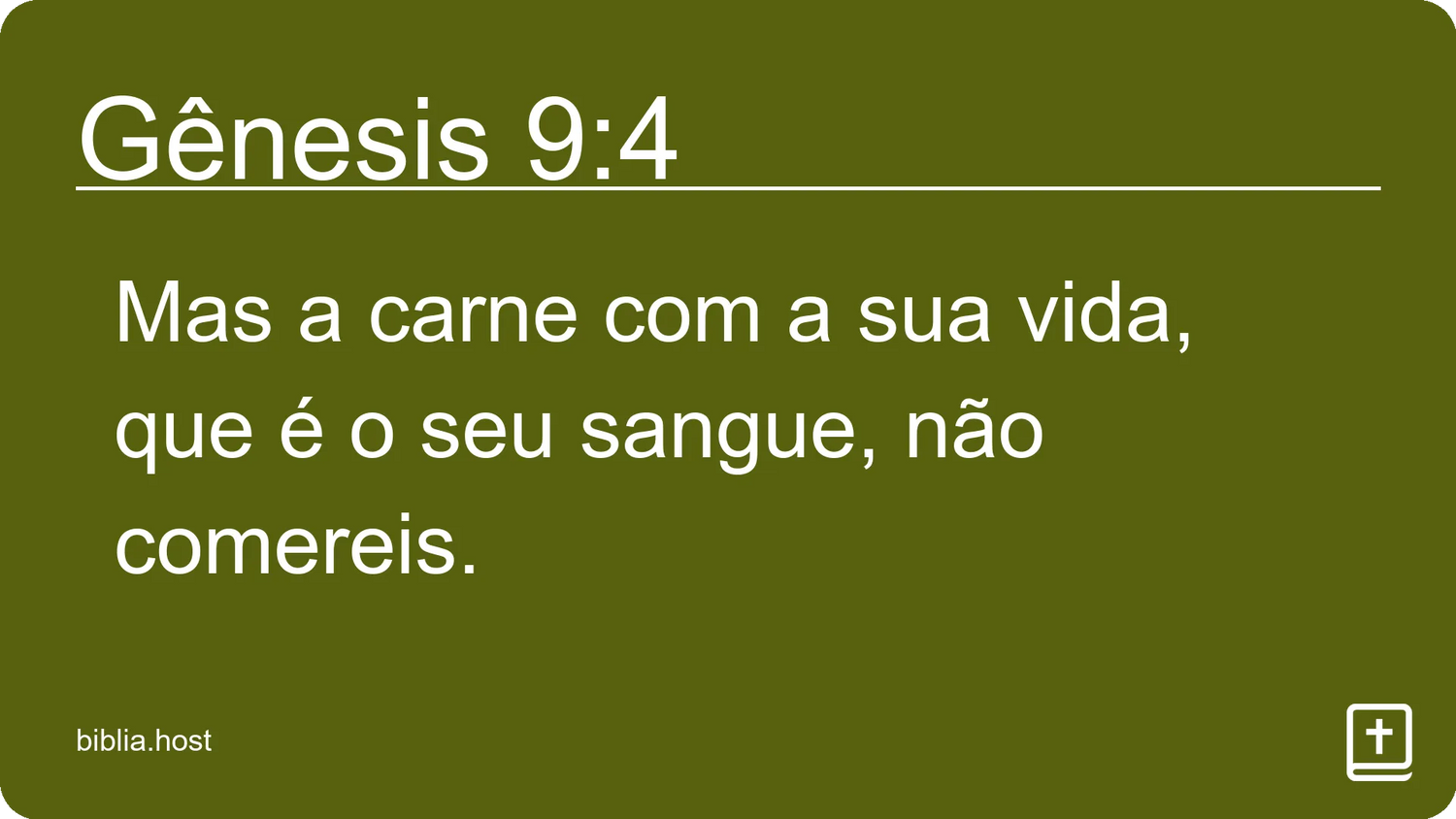 Gênesis 9:4