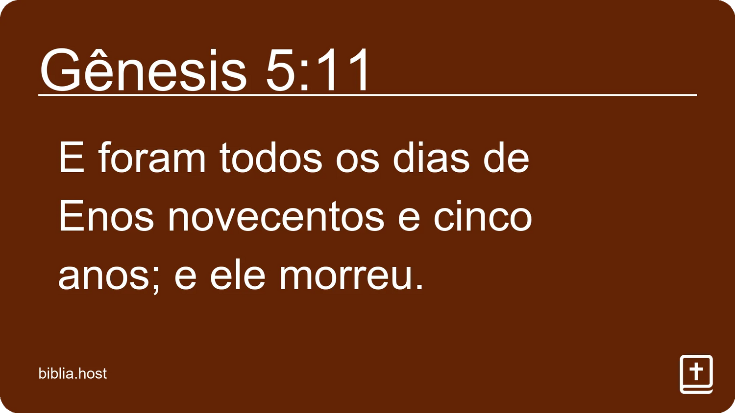 Gênesis 5:11