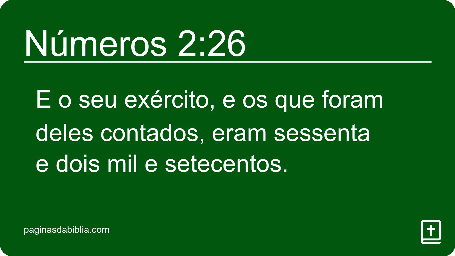 Números 2:26