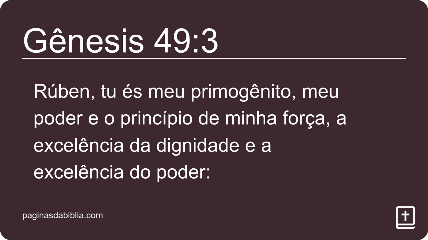 Gênesis 49:3