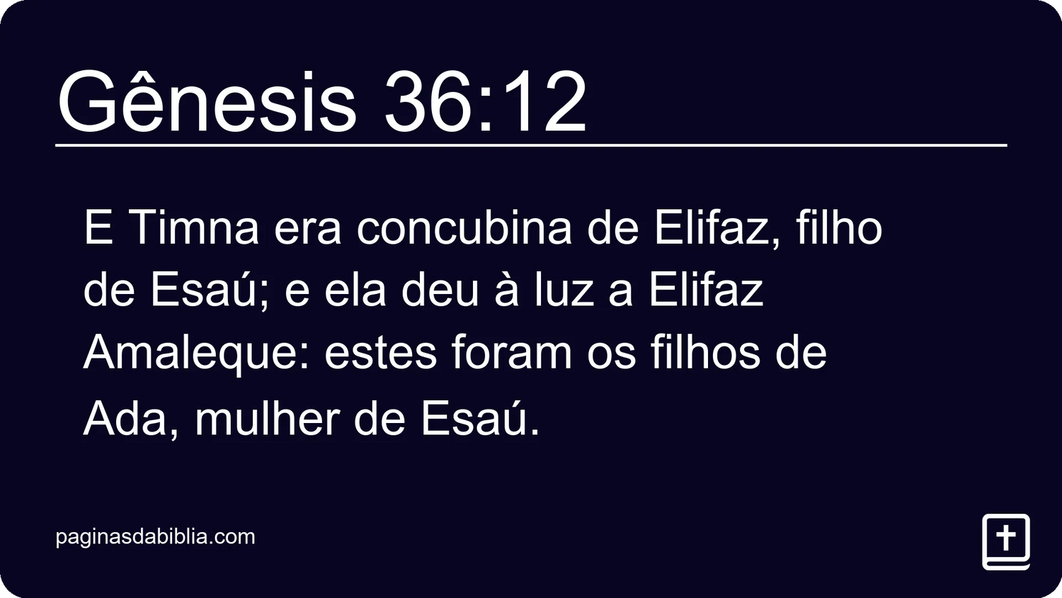 Gênesis 36:12