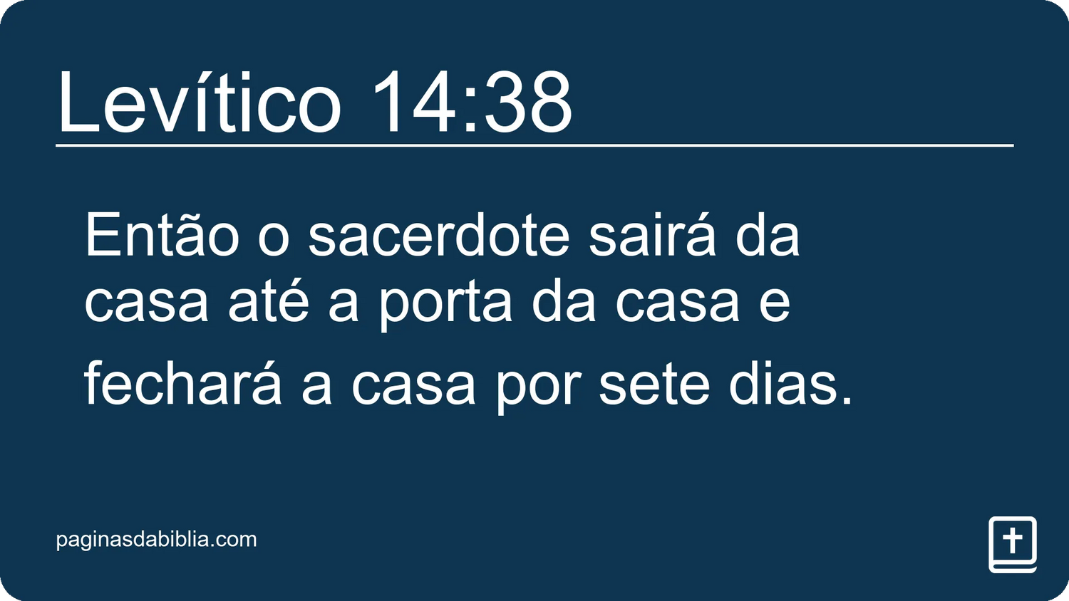 Levítico 14:38