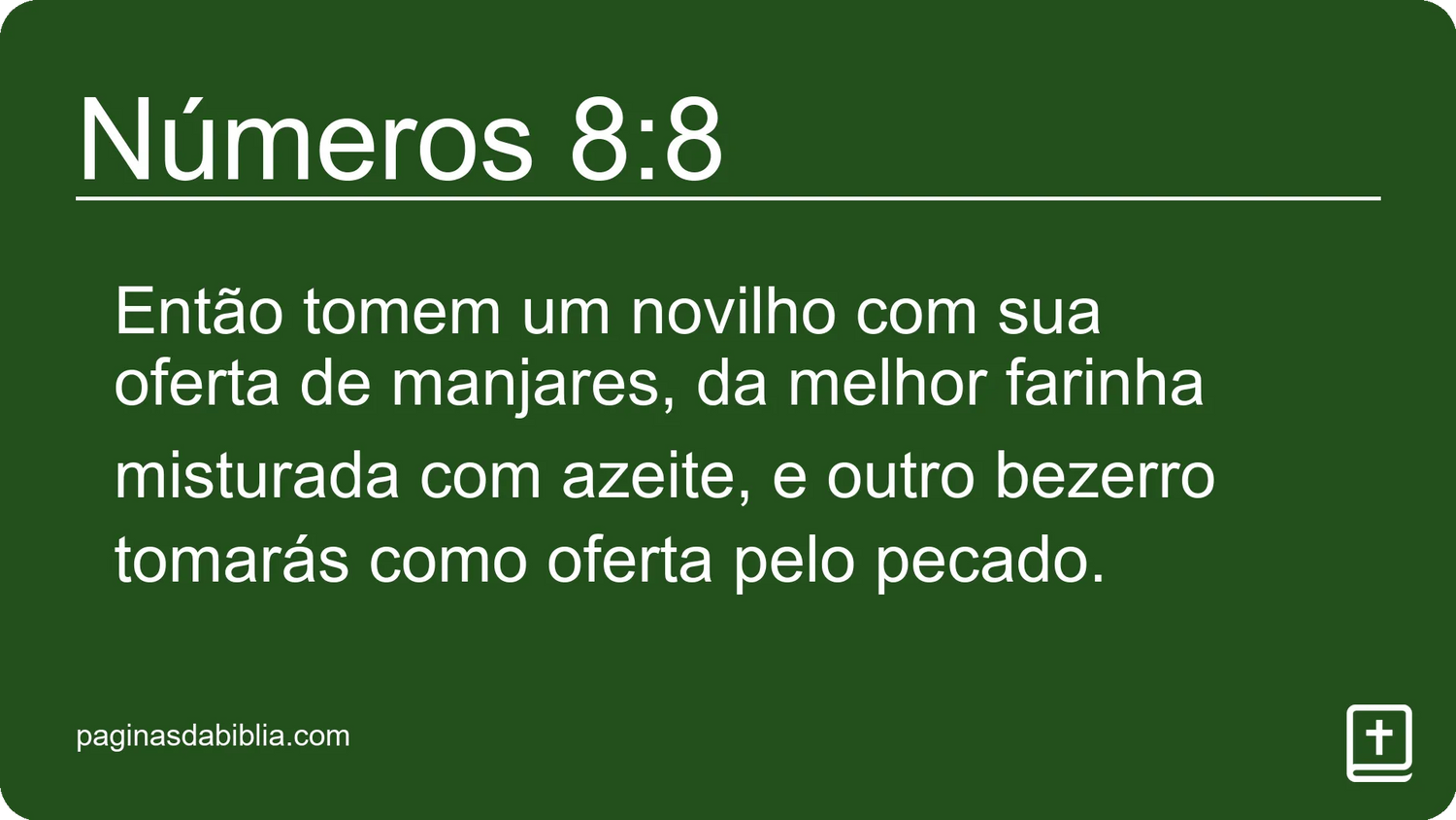 Números 8:8