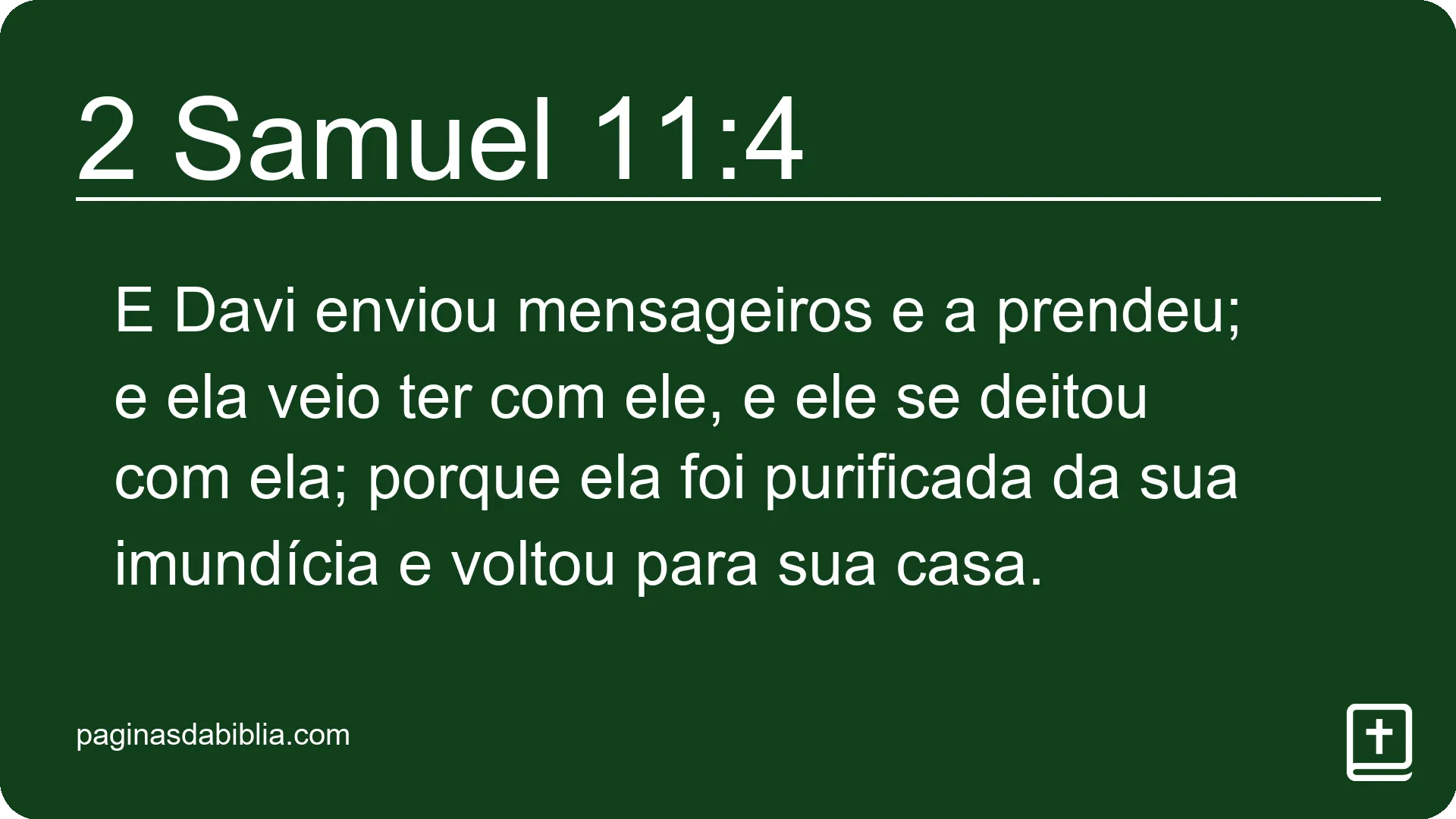 2 Samuel 11:4