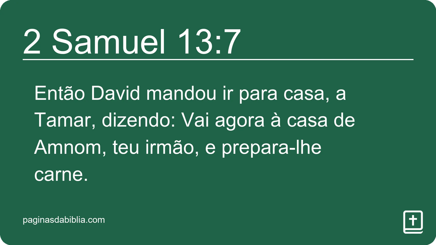 2 Samuel 13:7