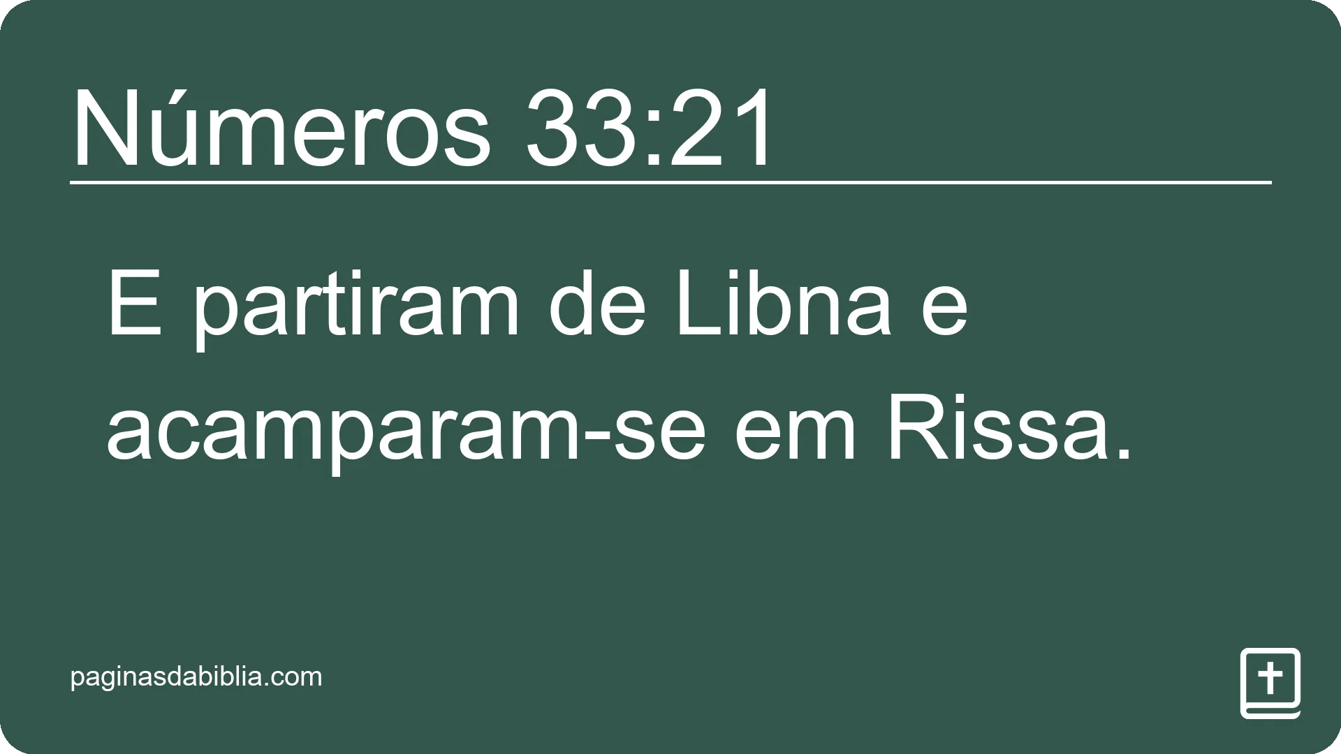 Números 33:21