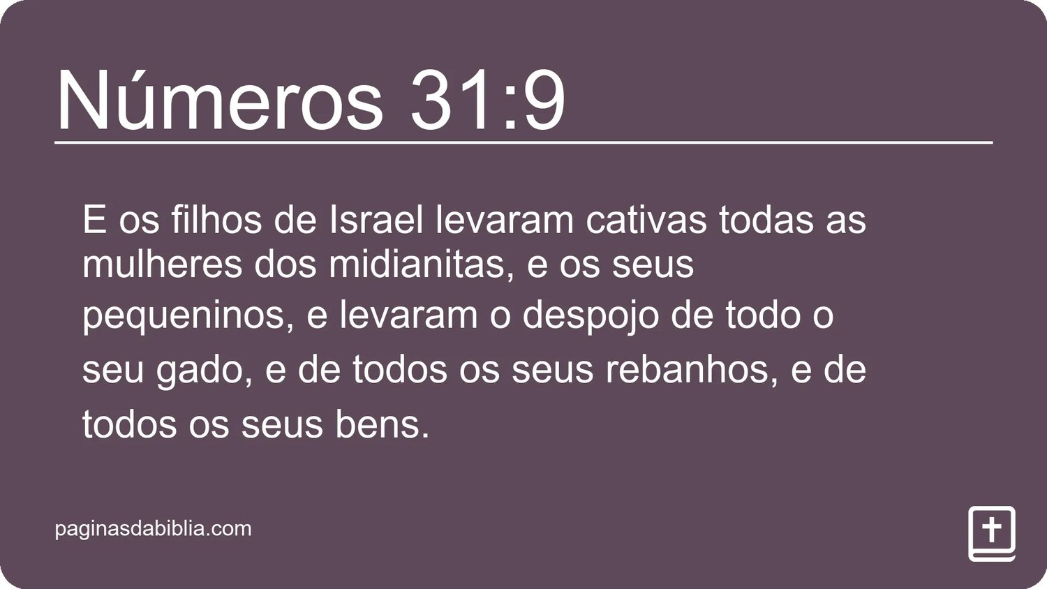 Números 31:9