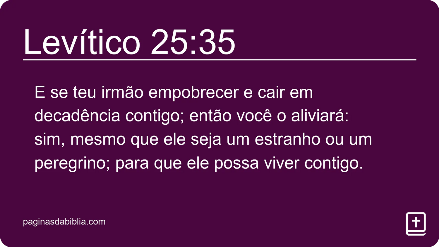 Levítico 25:35