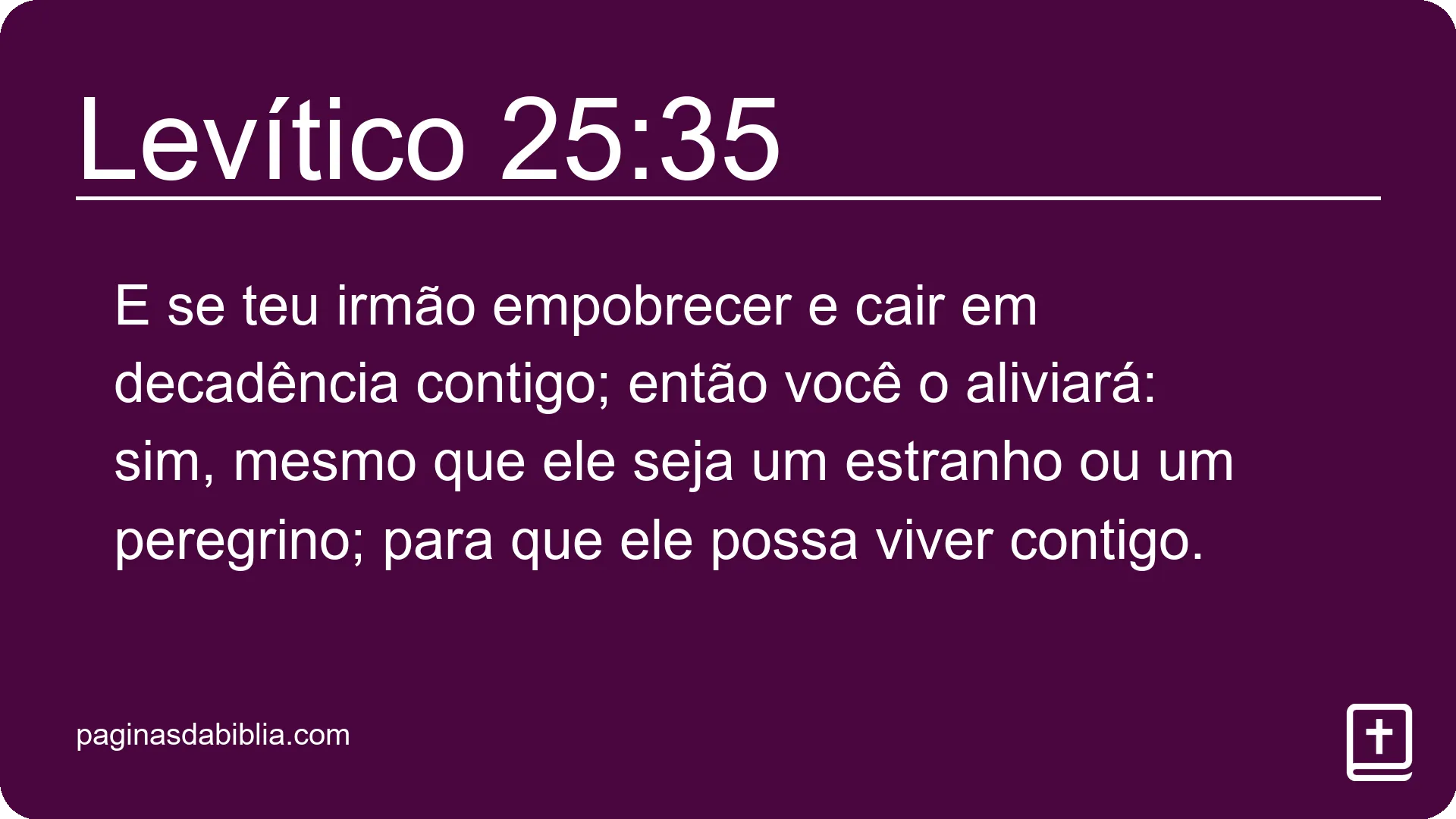 Levítico 25:35