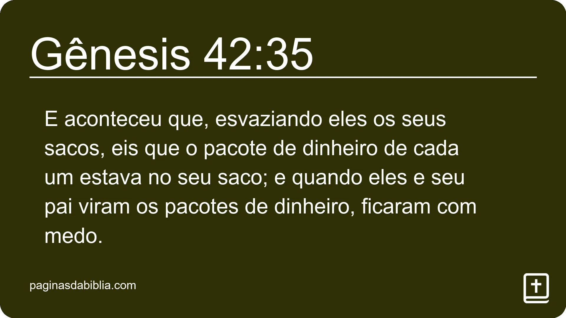 Gênesis 42:35