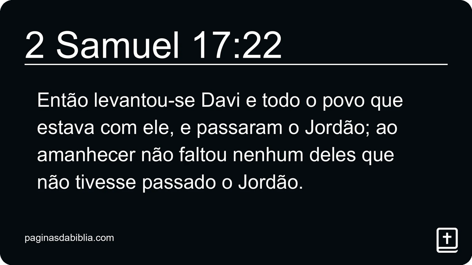 2 Samuel 17:22