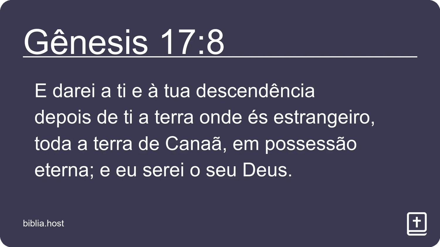 Gênesis 17:8