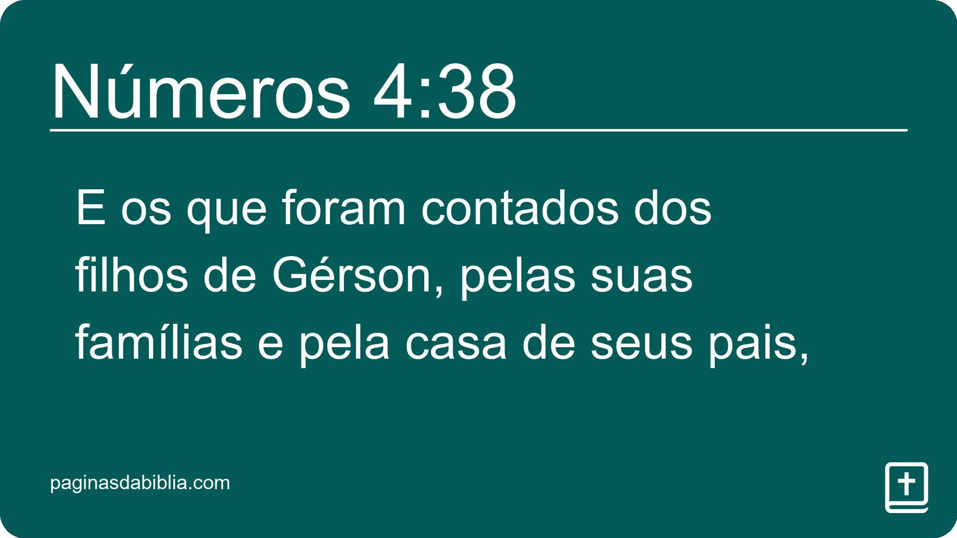 Números 4:38