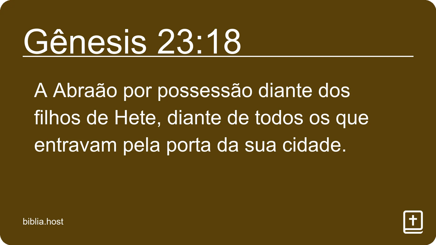 Gênesis 23:18