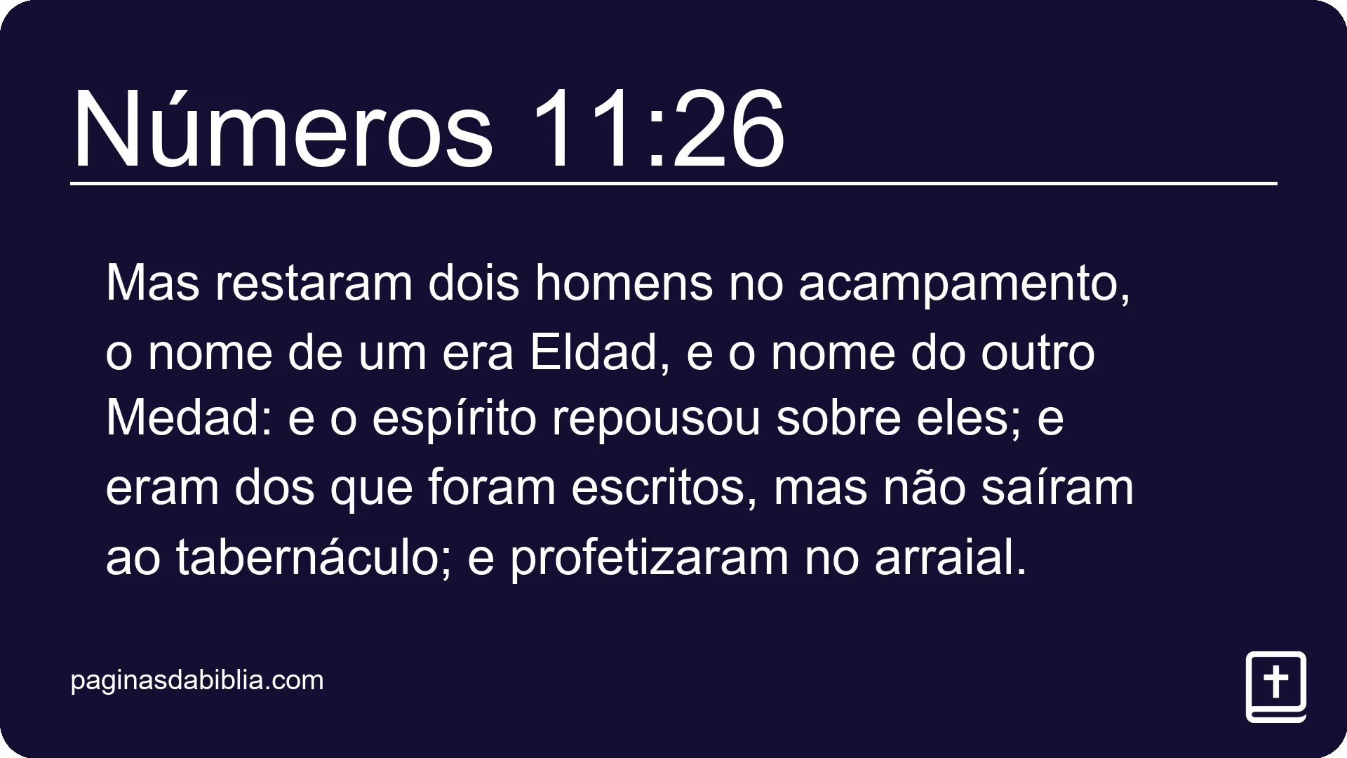 Números 11:26