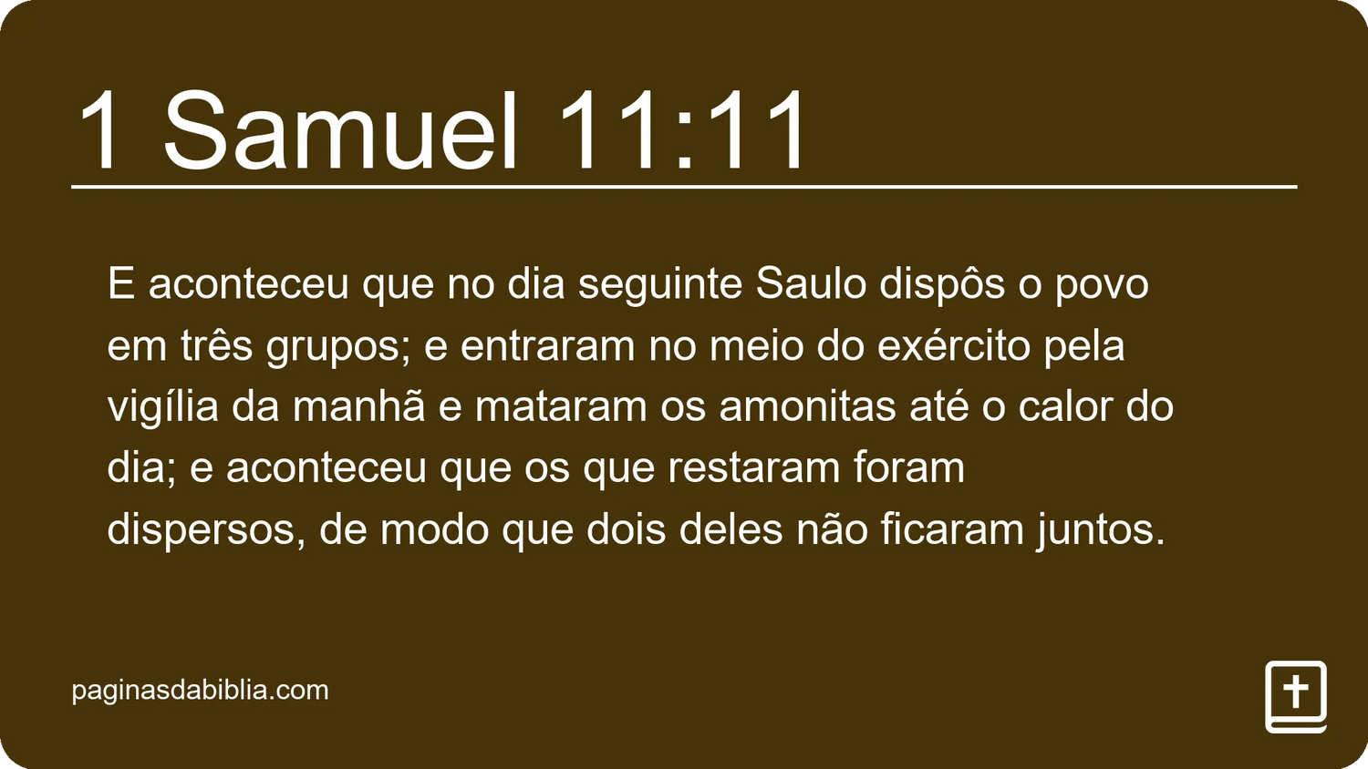 1 Samuel 11:11