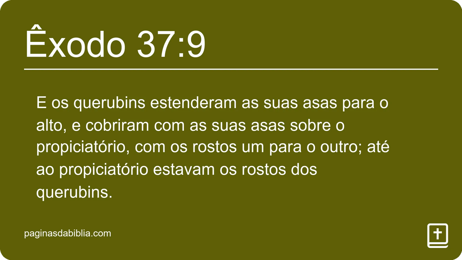 Êxodo 37:9