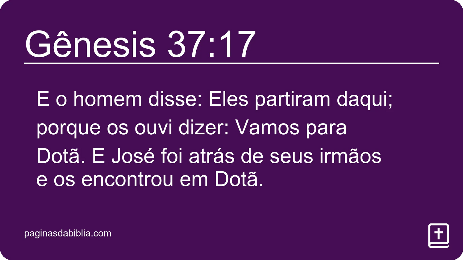 Gênesis 37:17