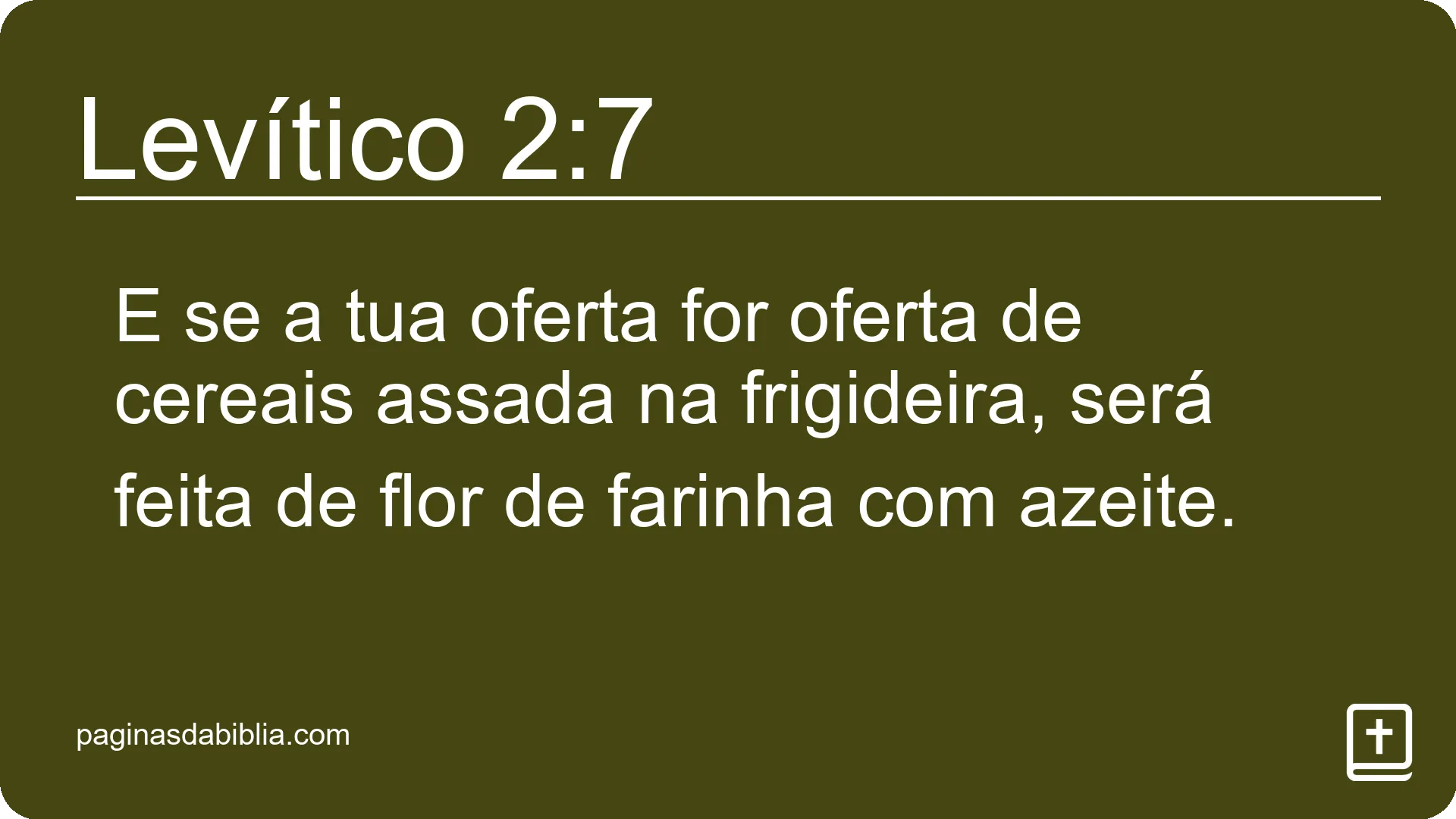 Levítico 2:7