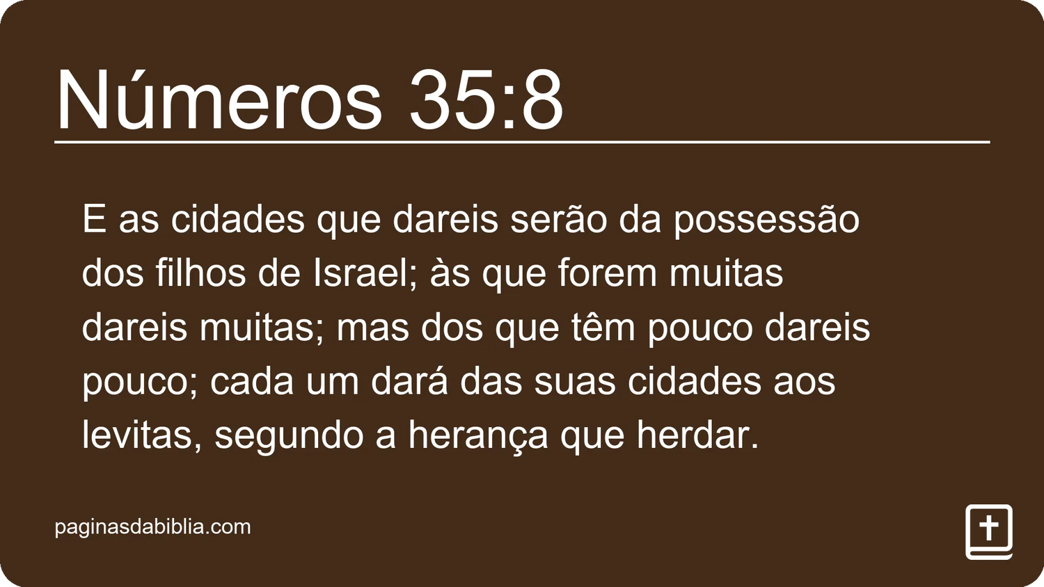 Números 35:8