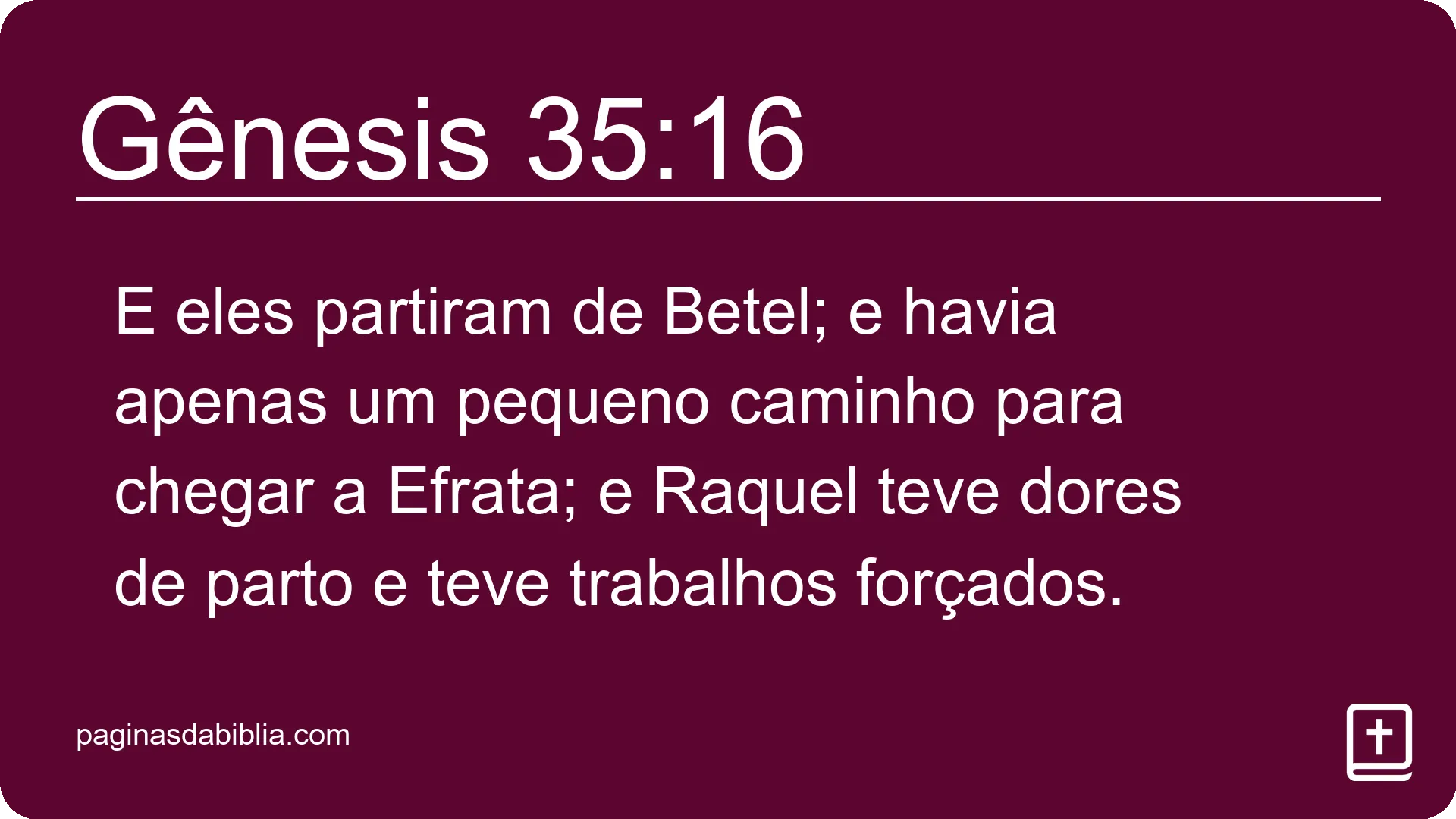 Gênesis 35:16