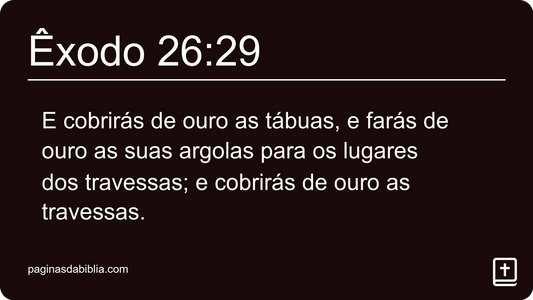 Êxodo 26:29