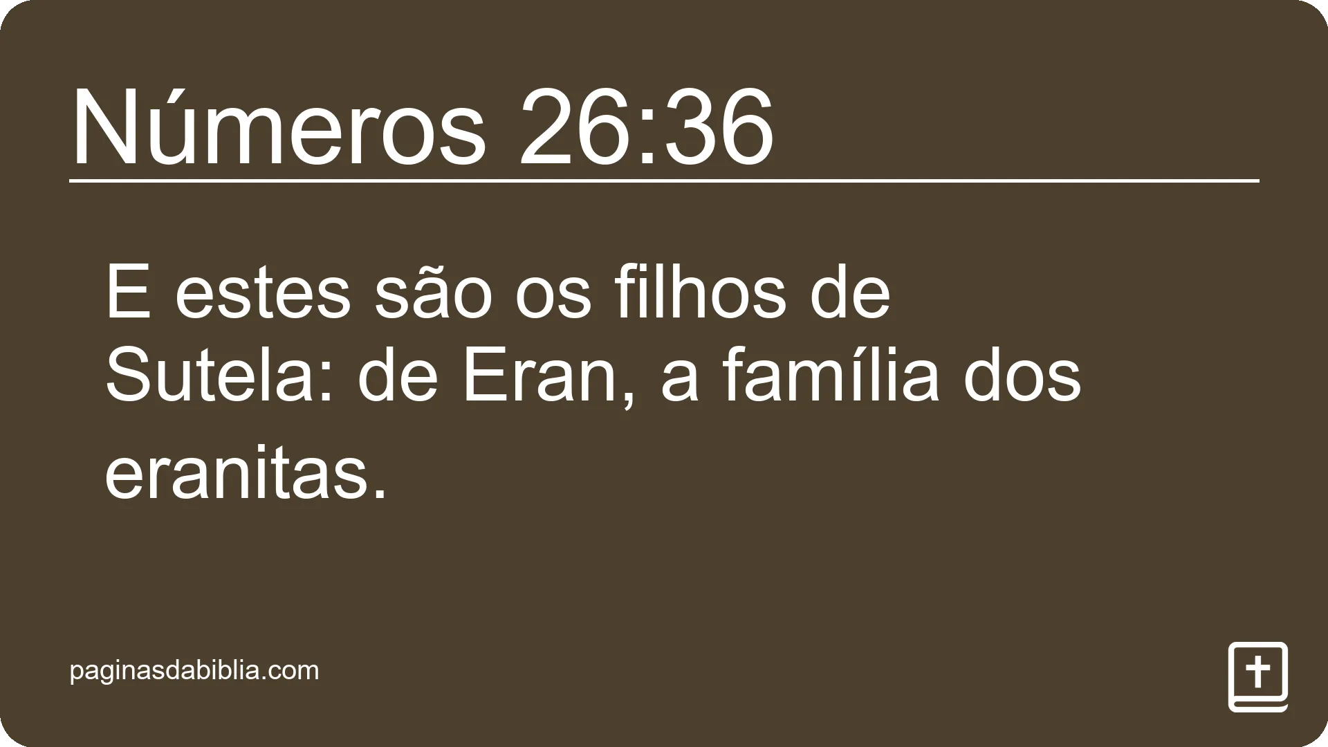 Números 26:36