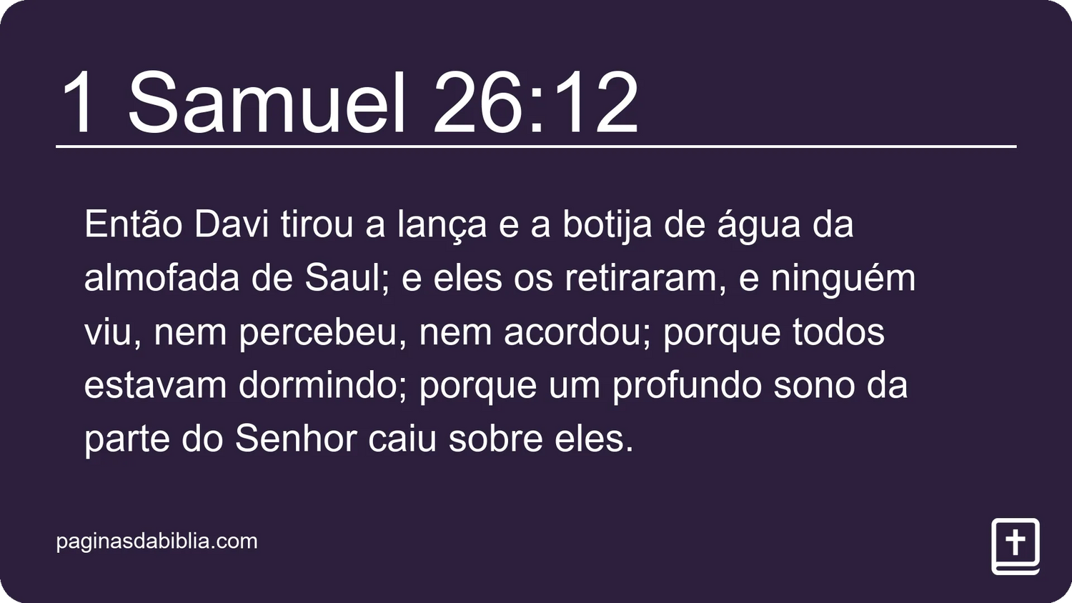 1 Samuel 26:12