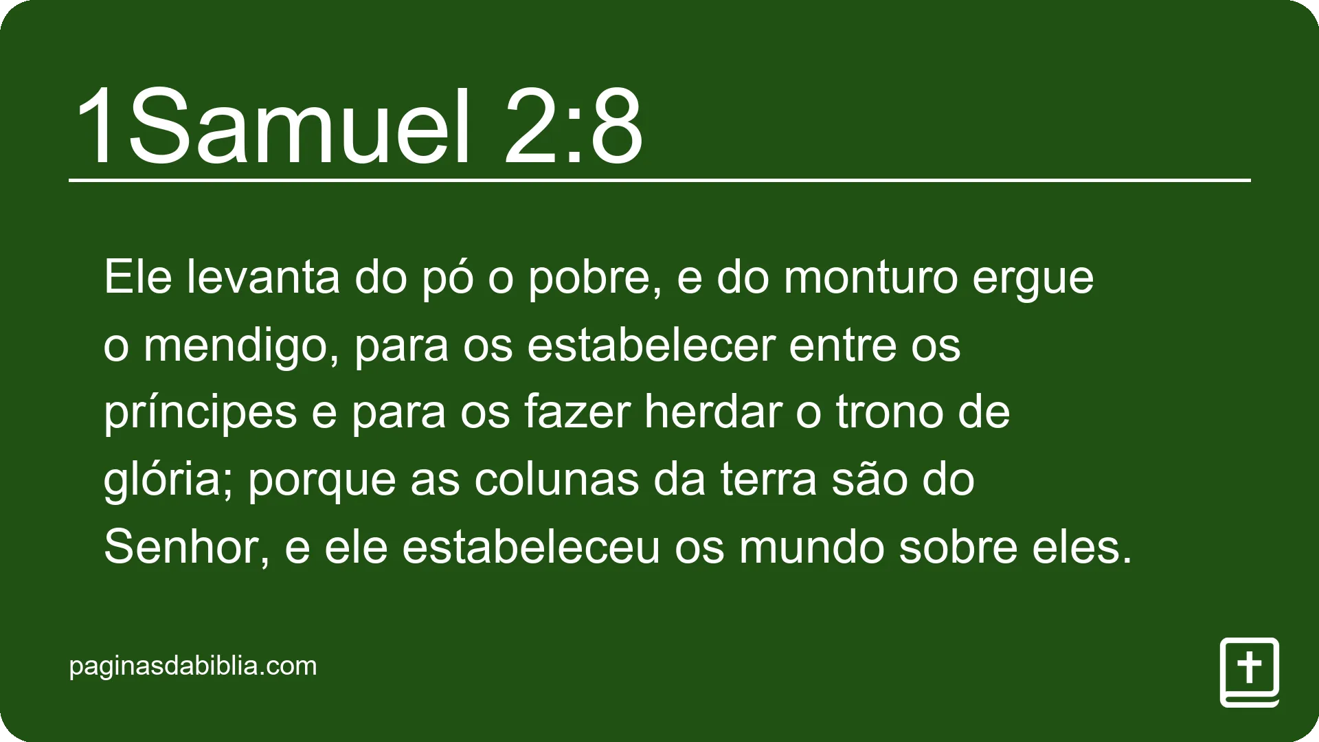 1Samuel 2:8