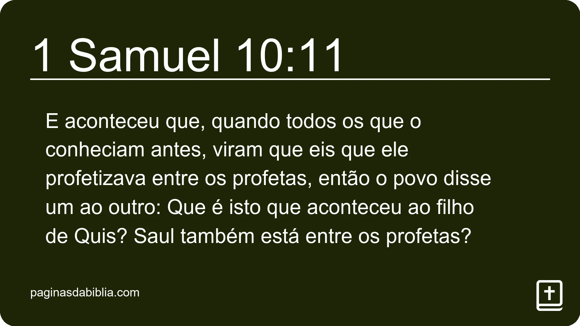 1 Samuel 10:11