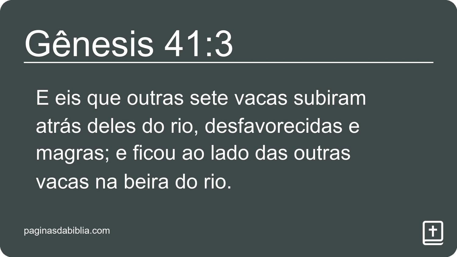 Gênesis 41:3